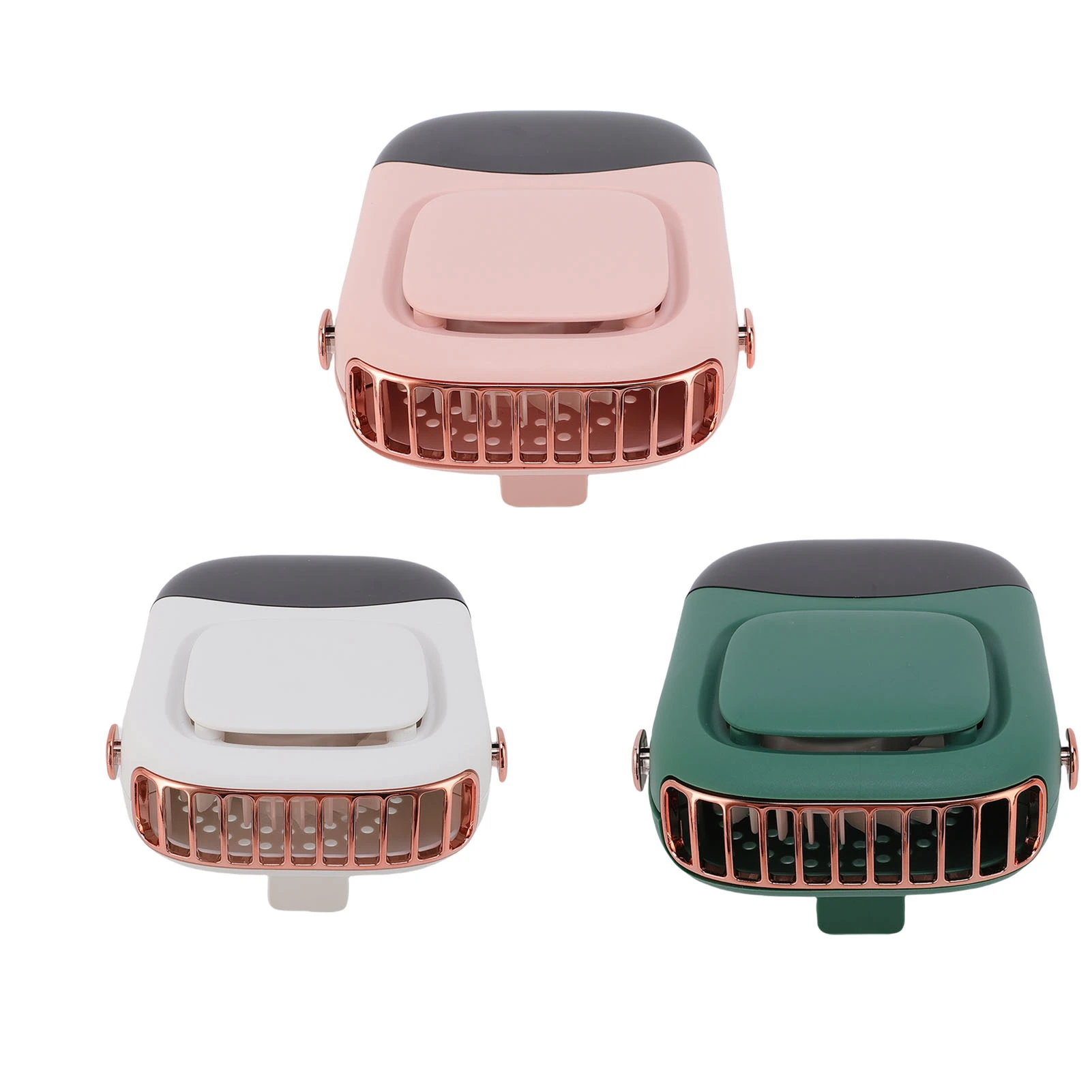 Ventilador portátil de cuello USB recargable potente para viajes al aire libre