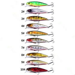Minnow Wobblers señuelos manivela para lubina y lucio