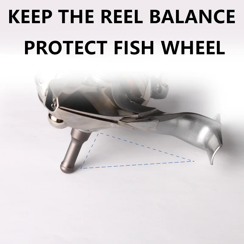 RUKE nuevo soporte de carrete de pesca traje para carrete giratorio tipo S mango accesorio peso 4,5g longitud 37,5mm alta calidad gran oferta - imagen 5