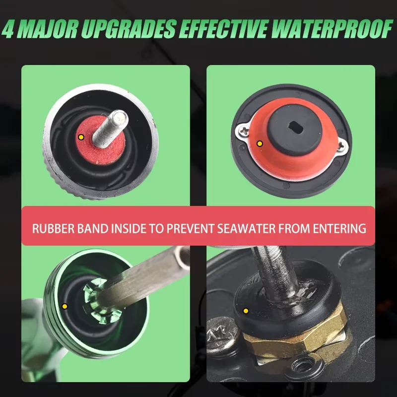 Carrete de pesca giratorio de carrete poco profundo de Metal completo Lizard con NGK IISeawater Proof Series 5,2: 1 relación 13 rodamiento giratorio de acero inoxidable - imagen 4