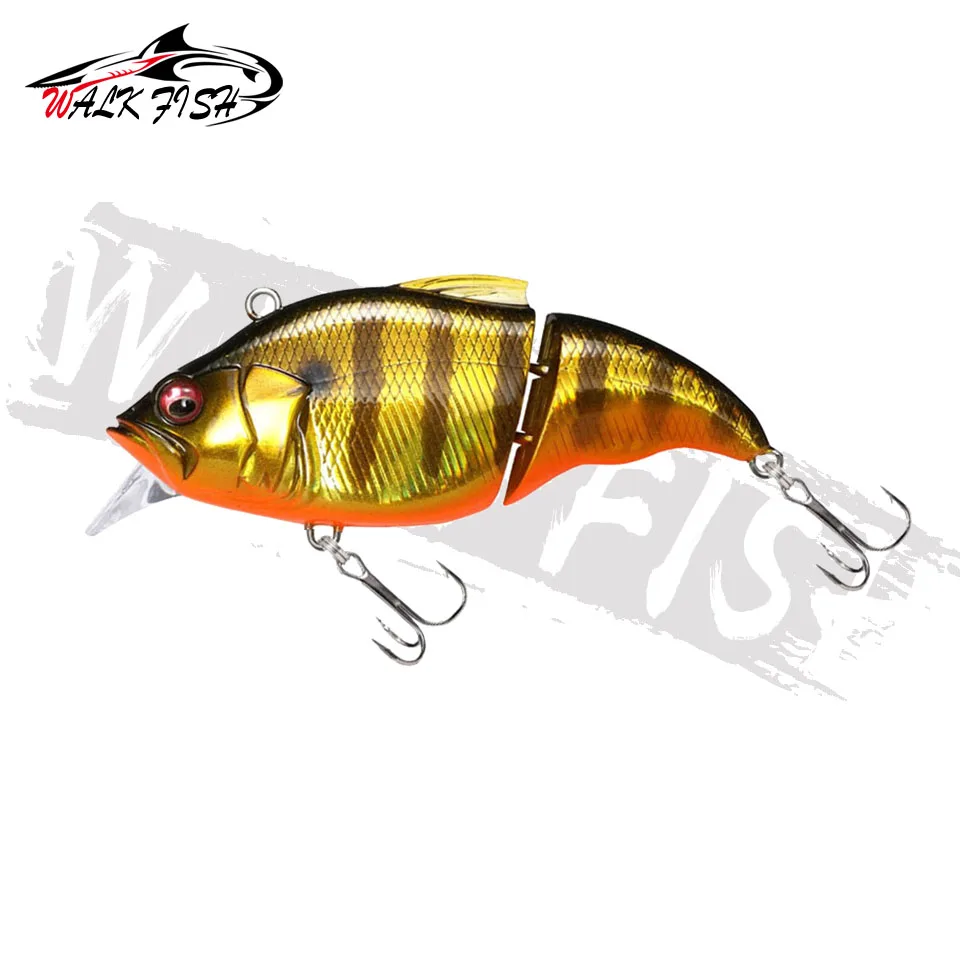WALK FISH-Señuelos de Pesca, 1 piezas, Wobbler realista, 71mm, 9,7g, multiarticulados, Crankbait, Minnow, cebo duro, Carnada - imagen 2