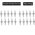 20PCS 2 Ended Screw