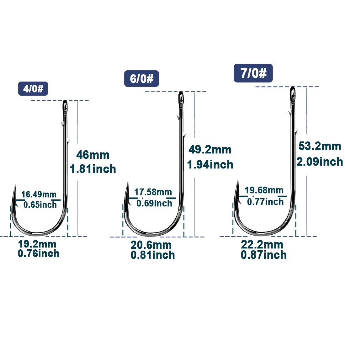 9KM 25 uds Baitholder anzuelos de pesca anzuelo de cebo anzuelo de gusano de pesca no offset agua salada agua dulce - imagen 2