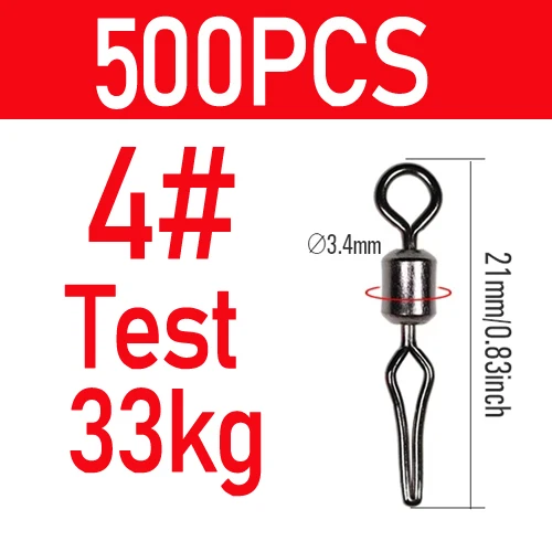 500pcs size 4