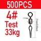 500pcs size 4