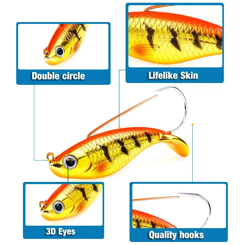 Señuelo de pesca piezas VIB, 8,5 cm, 21,2g, antivaho, Isca, Artificial, duro, cuerpo láser, aparejos de pesca realistas - imagen 5