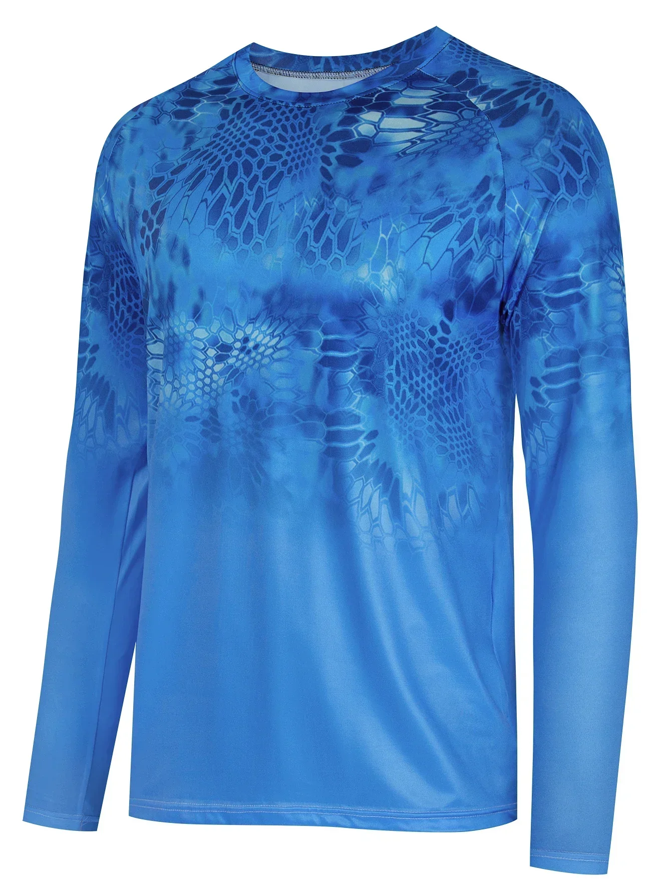 Camisa pesca manga larga hombre transpirable secado rápido exterior