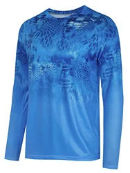 Camisa pesca manga larga hombre transpirable secado rápido exterior