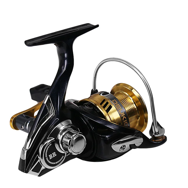 DEUKIO-Carrete de Metal giratorio, serie 2500, 3000, 7,1: 1, aparejos de Pesca, 5 + 1BB, alimentador de carpa - imagen 3