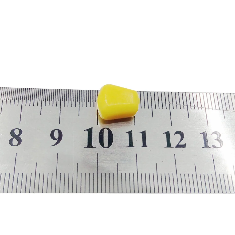 DNDYUJU-señuelo de pesca de carpa, 50 piezas, 0,32g/10mm, flotante, Artificial, de silicona, de plástico suave, aparejos flotantes - imagen 3