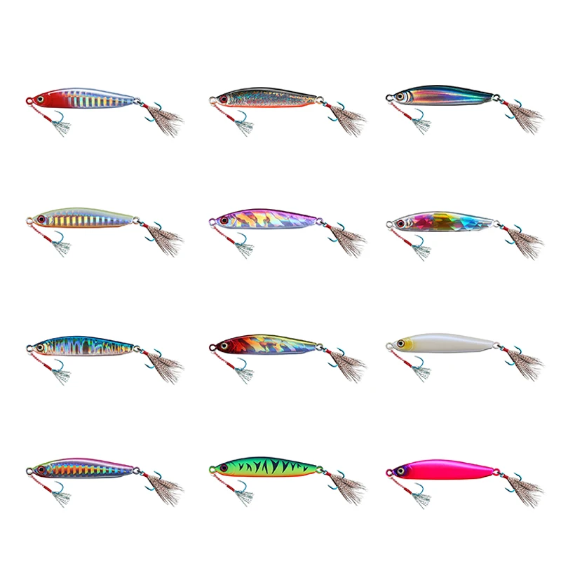 Señuelo de pesca con lentejuelas de Metal, placa de hierro Bowan MAX, 3 piezas, 8g/12g/17g/21g, plantilla Artificial, cebo duro para carpa - imagen 5