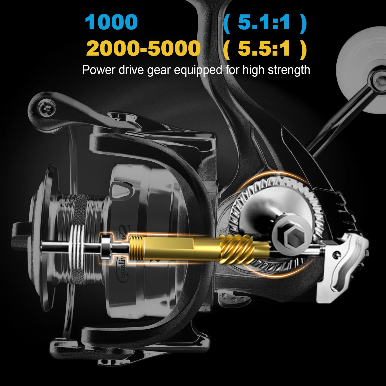 Sougayilang-Conjunto combinado de caña de pescar y carrete con caña de pescar telescópica, bolsa de pesca de 1,8-2,4 m para accesorios de pesca Saltweter - imagen 3