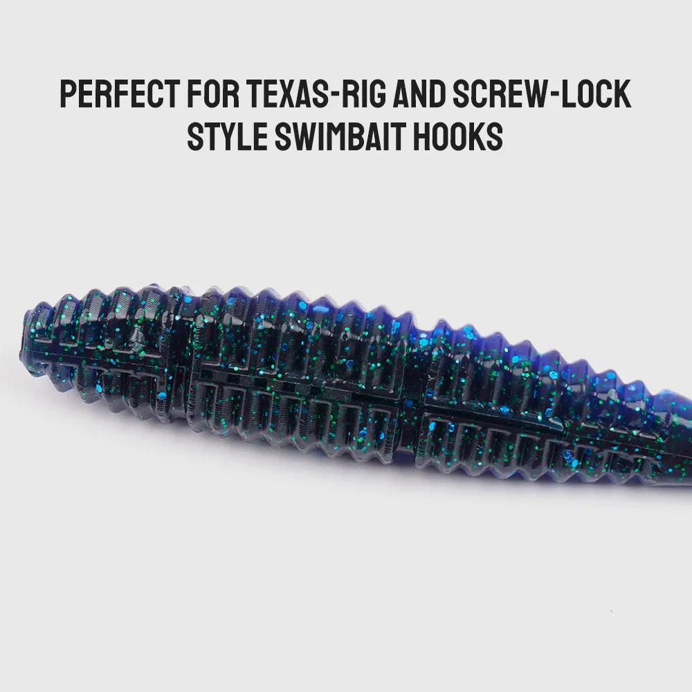 DYY-Cebo blando Artificial para Lucio, sábalo, Wobblers de silicona, cabeza de plantilla, señuelo de perca, señuelo de Lucio Swimbait, 14cm, 18,7G, 5 piezas - imagen 4