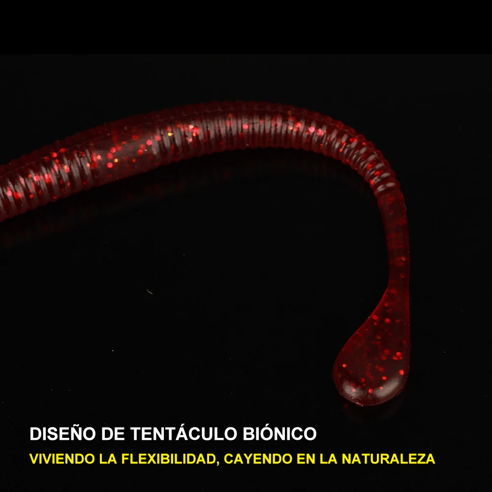 FISH KING-señuelo de pesca de 30 piezas, cebo Artificial superelástico para pesca de carpa, agua dulce y salada, 2,5G 8cm - imagen 4