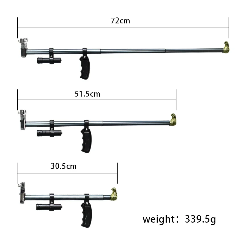 Tirachinas de poste largo pequeño clásico, Honda retráctil portátil, equipo de caza de campo, potente, versión mejorada - imagen 2