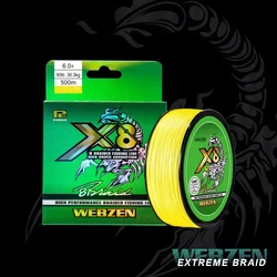 Línea de pesca SOLOKING X8, 300M, 8 hebras trenzadas, línea de PE, multifilamento para carpa, 18-100LB, línea trenzada súper fuerte
