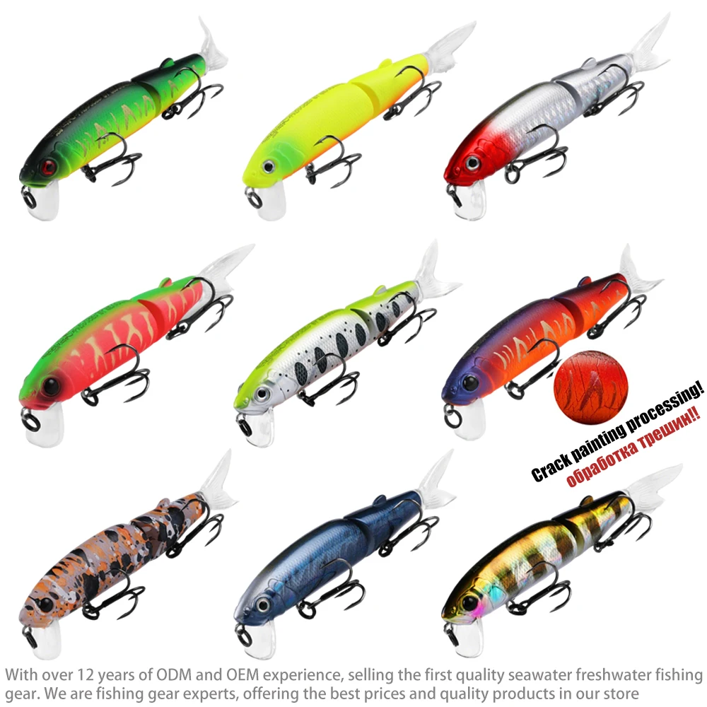 Señuelos señuelo de pesca de mar Swimbait cebos duros cebo Artificial productos para artículos de pesca aparejos herramienta ganchos suministros gancho deportes - imagen 5