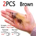 2PCS Brown