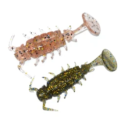 TAKEDO PR08 Gusano Suave Rock Craw – Señuelo Lubina Trucha Pike