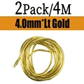 2m 4mm lt gold
