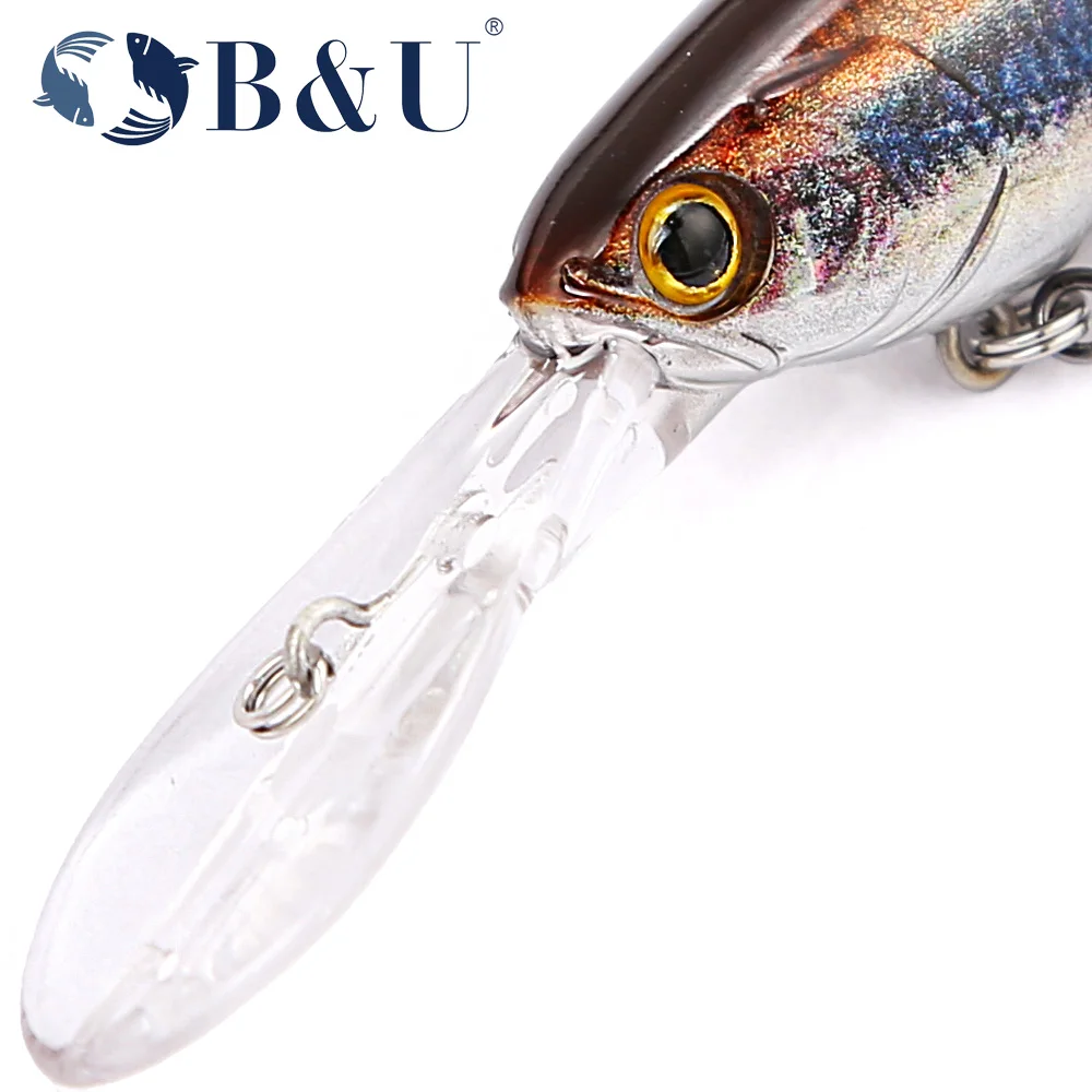 B&U Swimbait suspendido pececillo rígido para lubina y lucio - imagen 4
