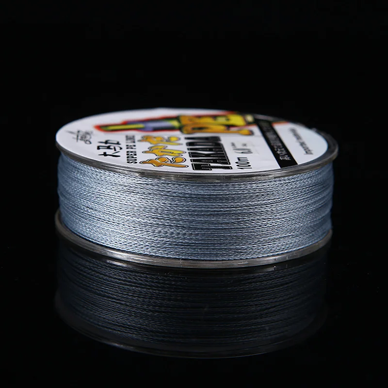Línea de pesca eléctrica de PE de 4 hebras, 100M, 20M, fuerte tensión, resistente al desgaste, señuelo a prueba de mordeduras, línea de pesca especial al por mayor - imagen 4