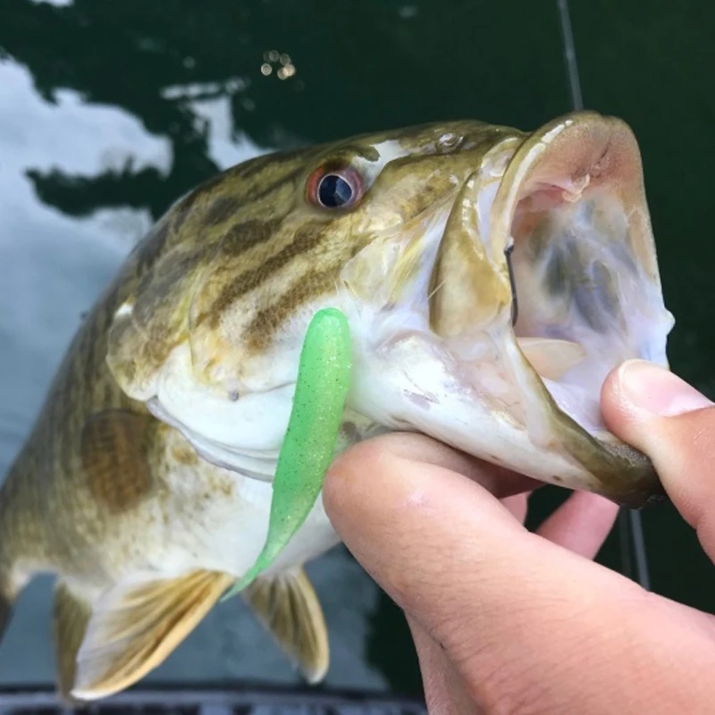 Señuelo OSP japonés, cebo blando HP MiNNOW3.1 pulgadas, cola de horquilla de gravedad específica alta, pez blando al revés, anzuelo de plomo, cebo para perca - imagen 4