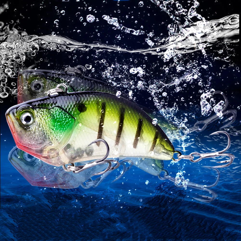 CCLTBA-señuelo de pesca de 5cm y 12g, aparejo de cebo duro, Crankbait, Wobbler, estilo japonés, VIB, para principios de primavera - imagen 3