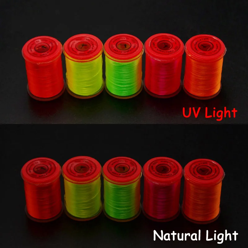 Hilo atado moscas UV polyester 75D – Seda reflectante 260 yardas - imagen 2