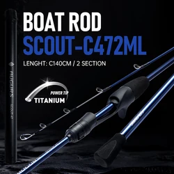 SOLOKING SCOUT47 pulpo calamar sepia cañas de pescar 61g peso ultraligero 9:1 acción Jigging barco mar Webfooted caña de pescar