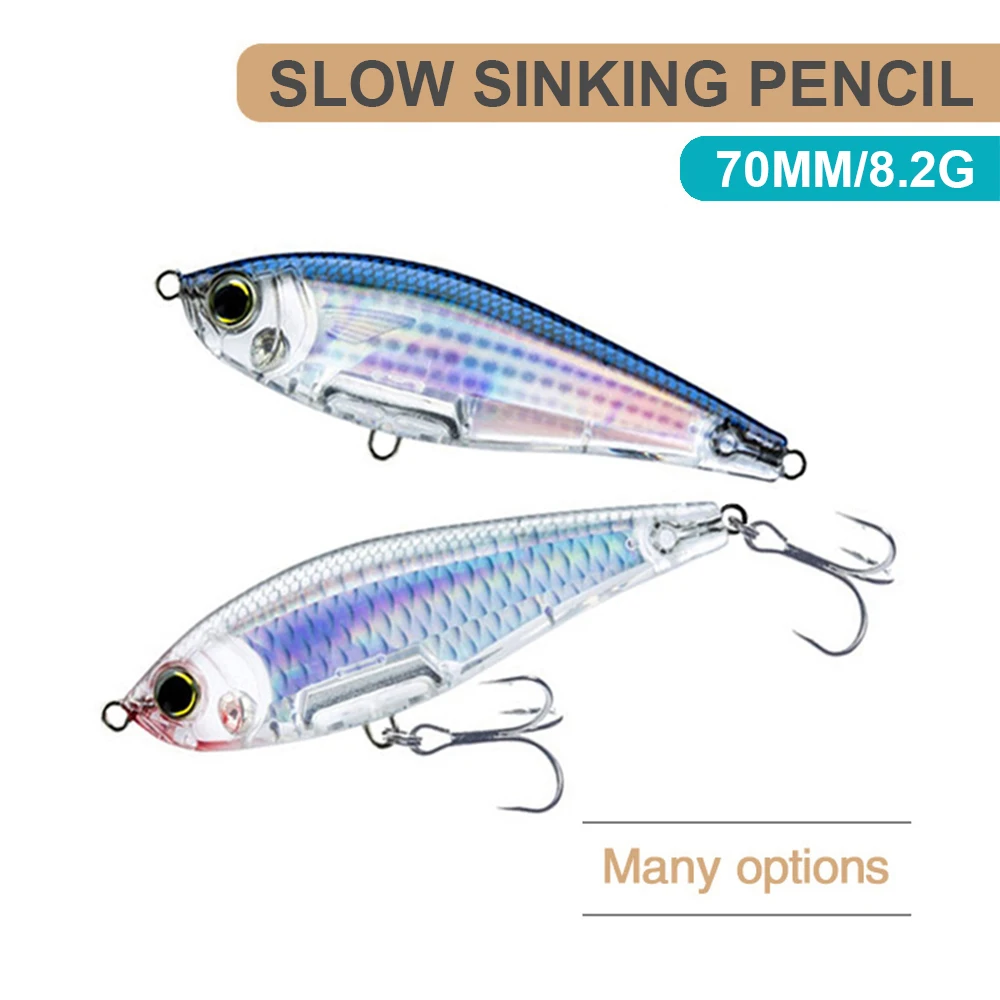 QBE114 Jerkbait Wobbler hundimiento lento señuelo pesca