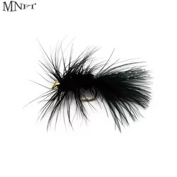 MNF 10 Uds. Streamer de insectos de lana con cabeza de cuentas para trucha, Steelhead, salmón, char ártico, Lucio, bajos, Crappies, etc.
