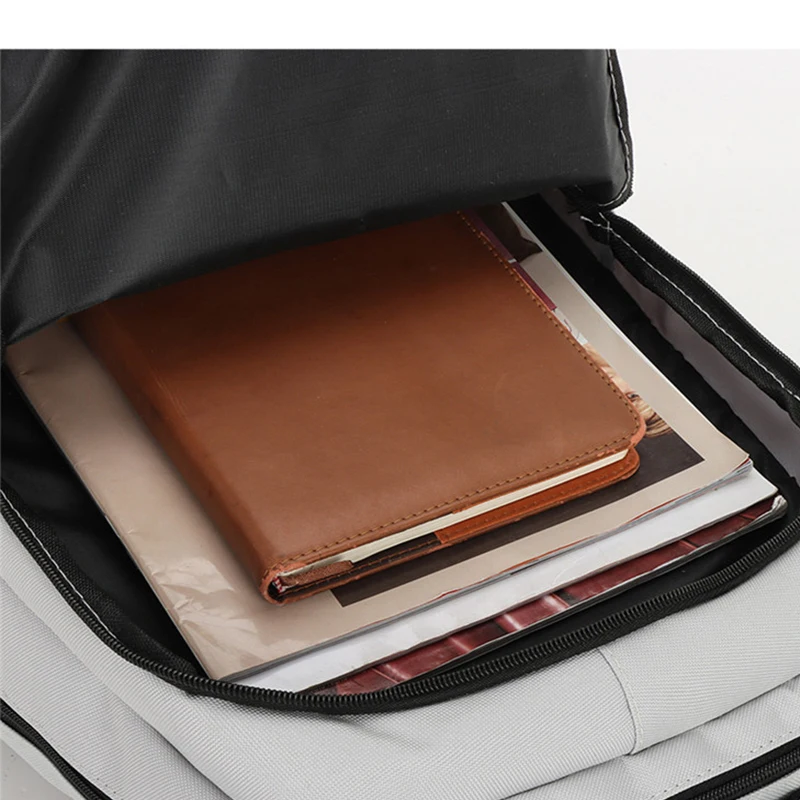 Lawaia Mochilas impermeables para ordenador portátil de negocios, mochila de viaje para hombre de 35x29x17, mochila universitaria con puerto USB, mochilas para hombres y mujeres - imagen 5