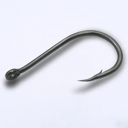 Anzuelo Luya boca torcida con ojos y anillo – Carpa cruciana