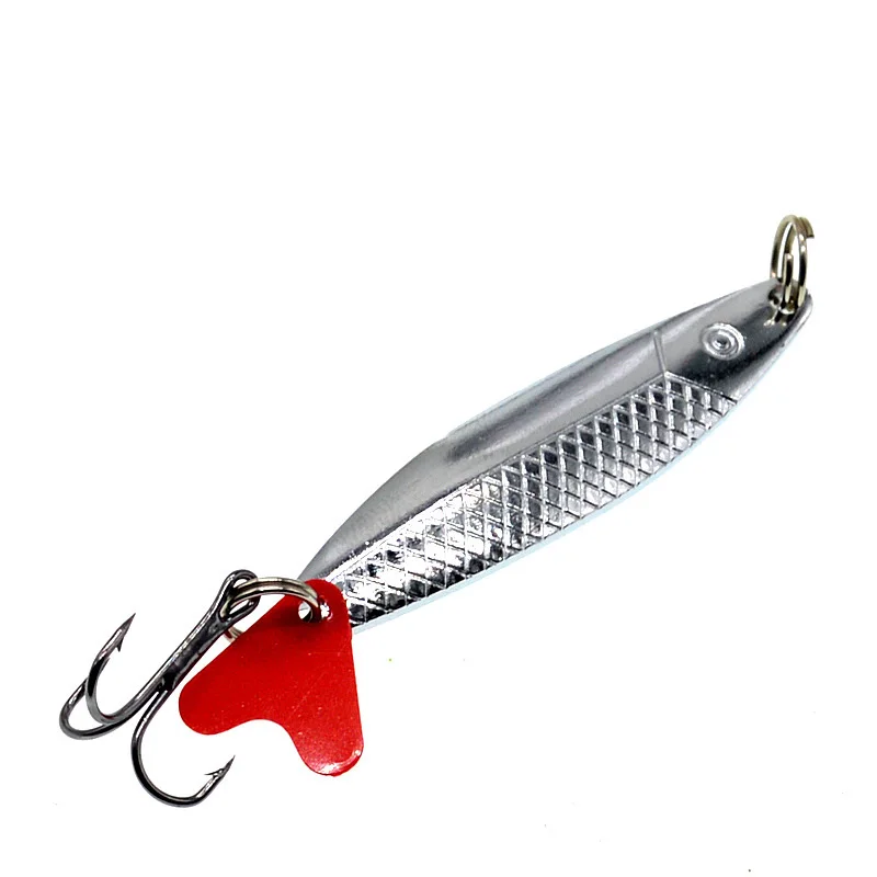 Señuelo de pesca con cuchara giratoria de Metal, cebos duros con lentejuelas, ruido, Paillette, cebo Artificial con anzuelo triple, 6cm, 10g - imagen 5