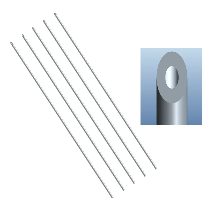 Weihe-iniector de cebo de gusano de Metal, accesorio de equipo de pesca de acero inoxidable, 20cm de diámetro, 5 uds., paquete de cubo, equipo de pesca - imagen 4