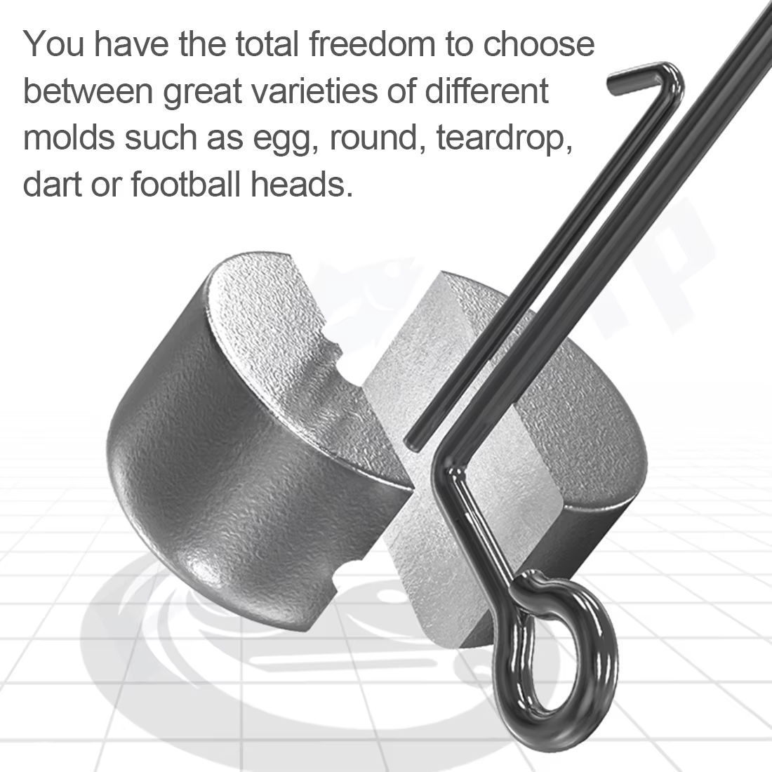 9KM 50 Uds anzuelo de pesca 90o con púas agua salada-2X acero fuerte alto contenido carbono - imagen 2