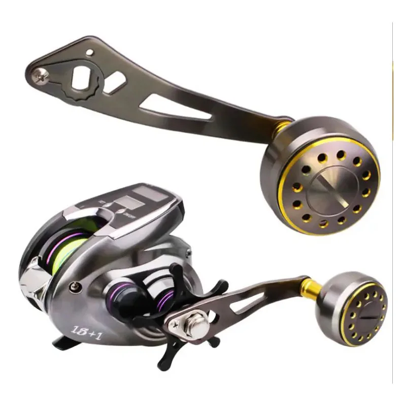 Asas de carrete de pesca, perilla, carrete de pesca, brazo basculante de alta resistencia, piezas de carrete de fundición de cebo - imagen 5