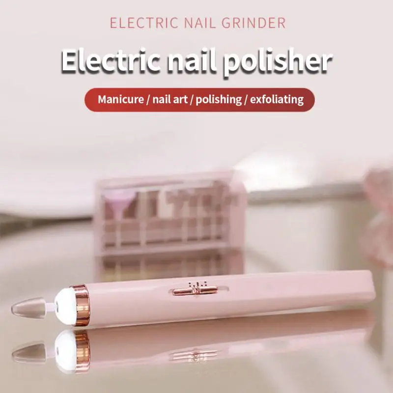 Removedor de esmalte de Gel eléctrico de colores, taladro de uñas profesional, herramienta de manicura, herramientas de lima de uñas de cerámica, envío directo - imagen 4