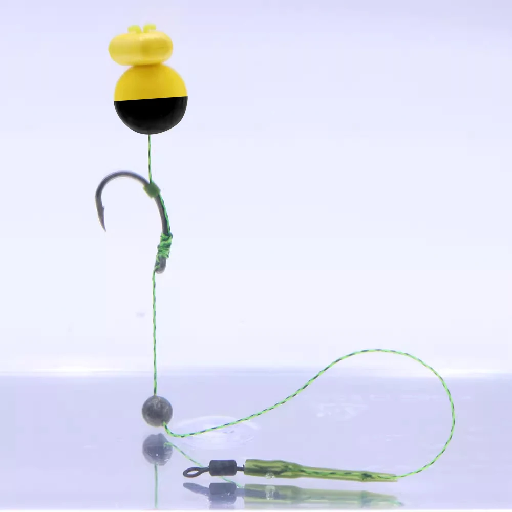 FTK, 10 unidades por paquete, Boilies de pesca de carpa, cebo de espuma, Boilies emergentes, bola, reinicio de pelo de carpa, método alimentador Zig Rig, Señuelos de Pesca - imagen 3