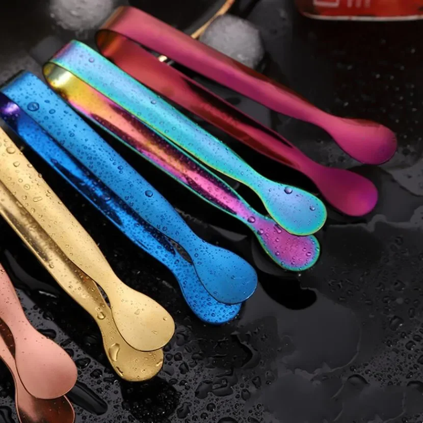 Vajilla al aire libre, pinzas pequeñas para barbacoa, pinzas para azúcar, equipo de Camping, Mini pinzas para servir, Clip de hielo, pequeños utensilios de cocina para té - imagen 5