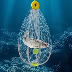 Nasa plegable para cangrejos – Red de malla elástica subacuática