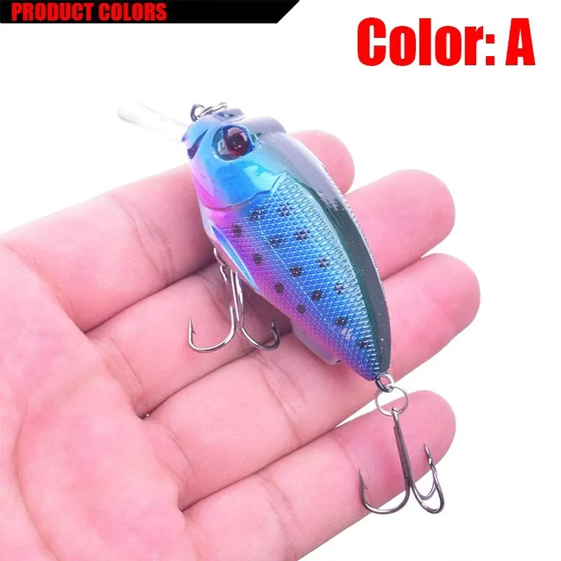 Señuelo de Pesca Minnow con manivela, 70mm, 10g, Wobblers artificiales, Crankbait, 7cm/10g, cebo duro, cebos de plástico, 1 ud. - imagen 4