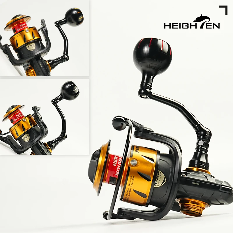 Carrete giratorio HEIGHTEN PENN ST de un solo mango, longitud del eje de 75 mm, equipado con perilla de 42 mm de diámetro, accesorio de modificación de señuelo - imagen 2