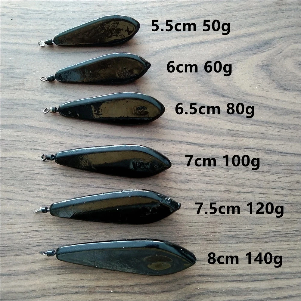 Swolfy-plomos de pesca de 50g, 80g, 100g, 120g, 140g, accesorios de aparejos de pesca - imagen 5