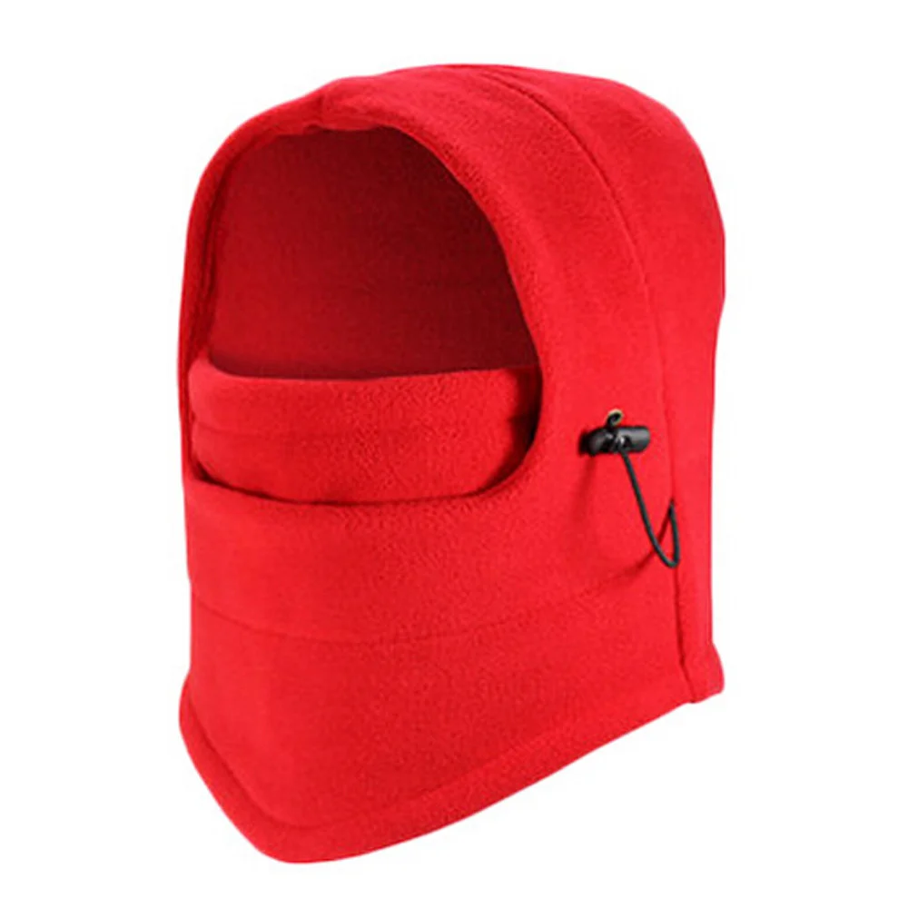 Pasamontañas térmico de lana para hombre, gorro cálido a prueba de viento, bufanda de senderismo, gorro de invierno, Bandana de Calavera, gorros, máscara facial - imagen 5