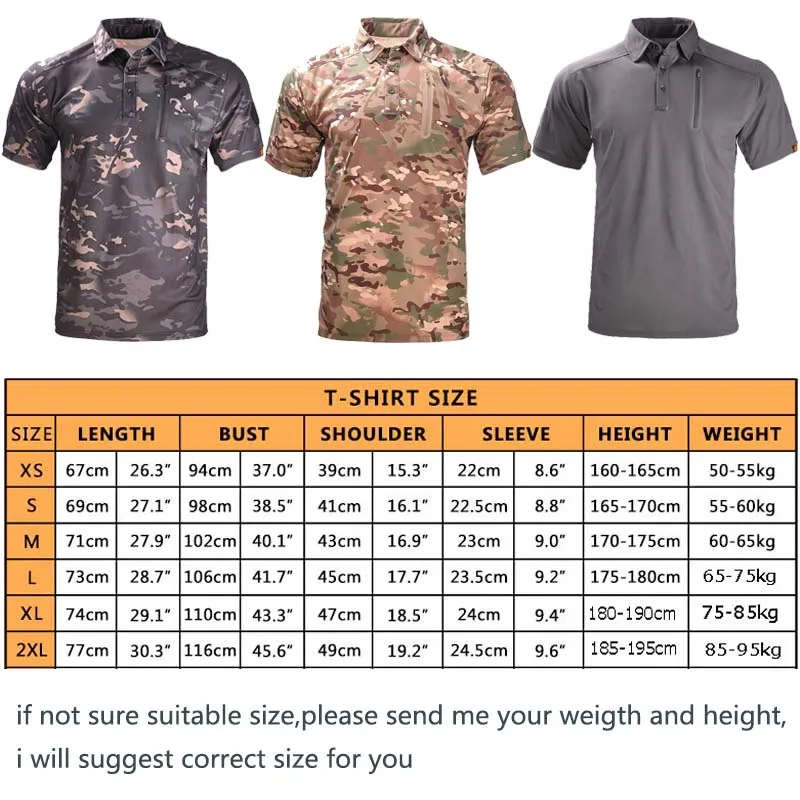 Camiseta táctica estadounidense para exteriores, camisas cortas de combate de secado rápido, camiseta de entrenamiento deportivo para senderismo, ropa transpirable para hombre, Polo - imagen 3