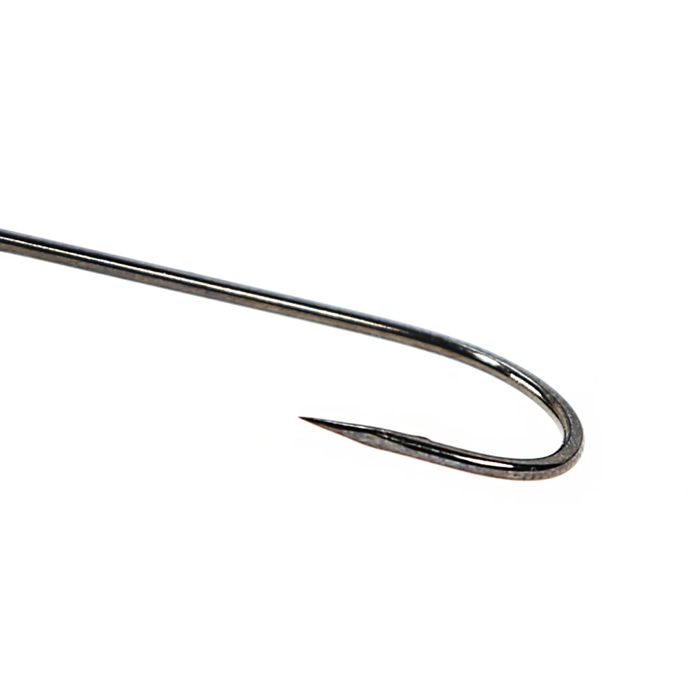 PEAK 20 unids/lote anillo de ojos grandes pesca anzuelos de gusano suave acero alto en carbono anzuelos súper cerradura anzuelos señuelo aparejos de pesca - imagen 3