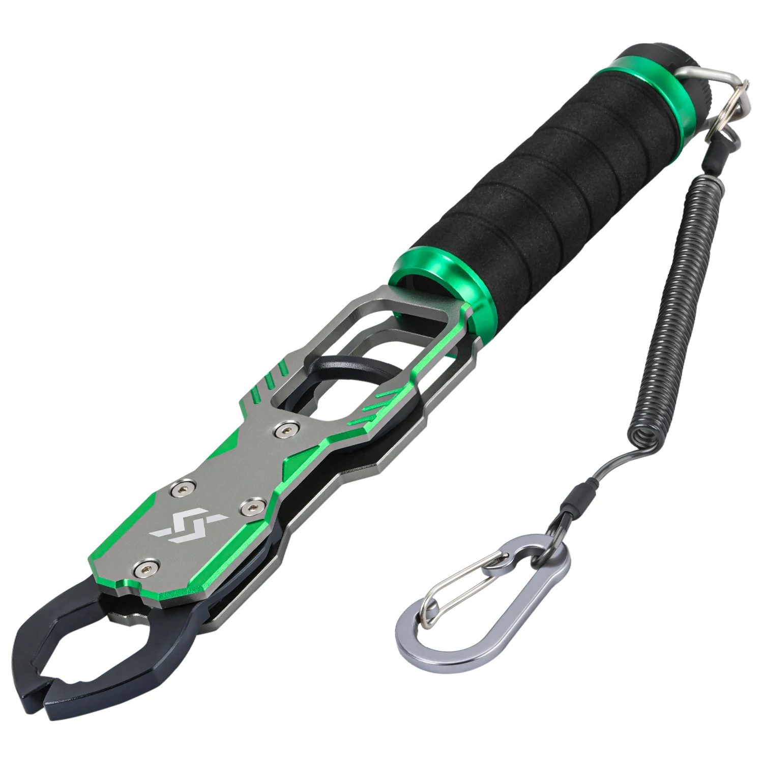 Sougayilang-pinza de pesca de aleación de aluminio, herramienta profesional de agarre de labio, Clip de captura de pescado, alicates de aparejos de Control de peces