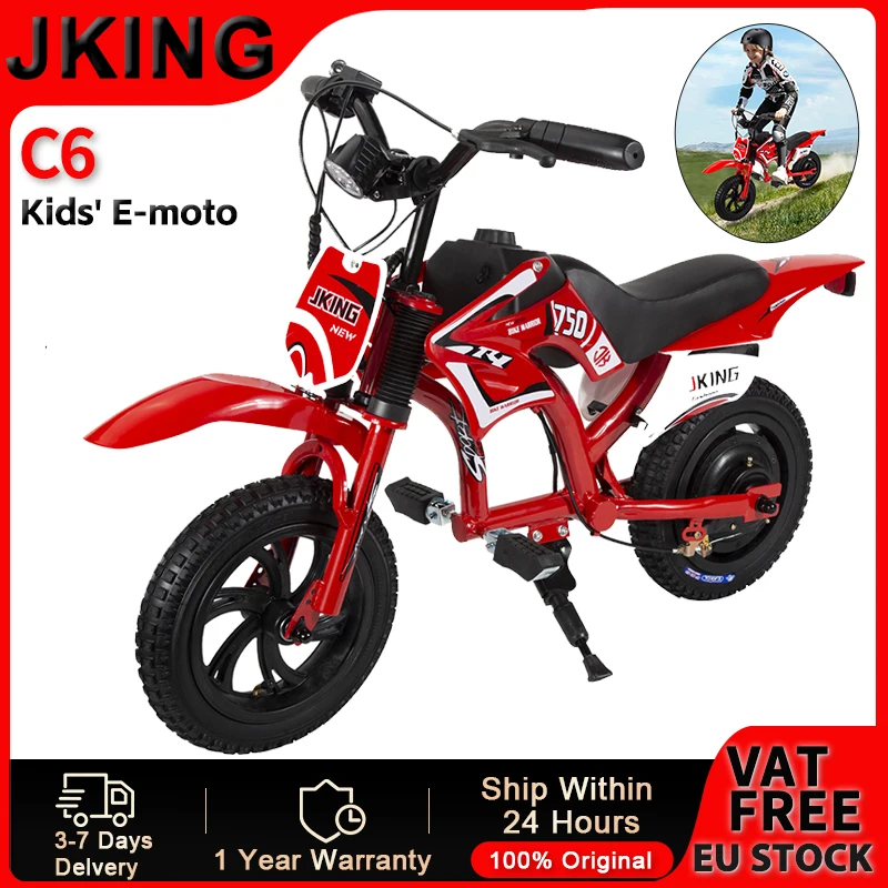 JKING C6 Moto eléctrica infantil 26Ah – 16 km/h con pantalla LCD - imagen 2